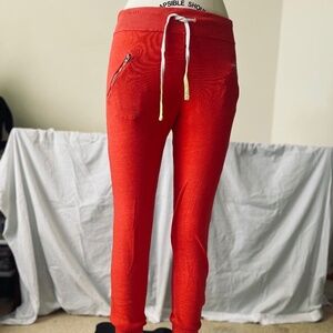 Red Jersey Joggers